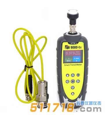 美國(guó)TPI 9080手持分體式帶藍(lán)牙功能數(shù)字測(cè)振儀